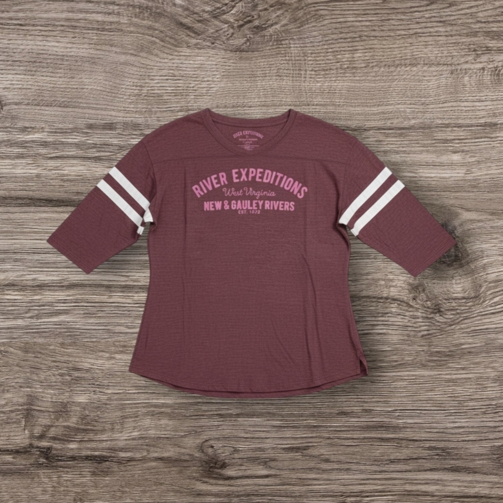 Women's Burgundy Graphic Tee